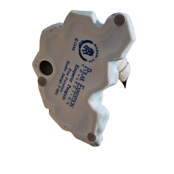 1990 EMPEROR PENGUINS FIGURINE POLAR EXPEDITION BY MARURI USA P-9001 VINTAGE - Picture 5 of 8